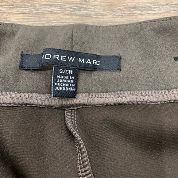 Andrew Marc Faux Suede Skinny Pants Pull On - Picture 6 of 7